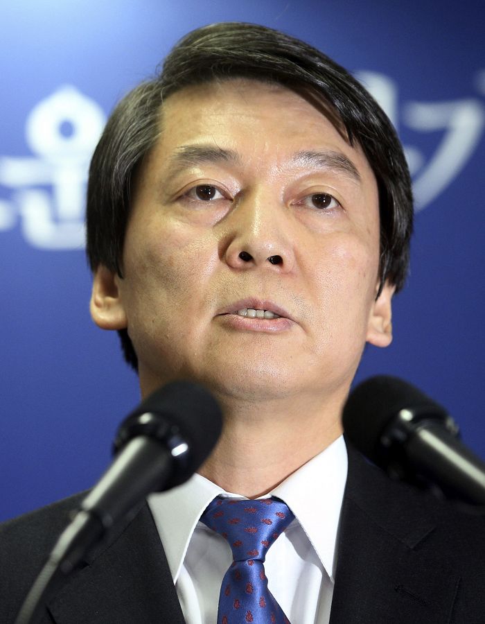 前韓國國民之黨總統候選人安哲秀。 圖：達志影像／美聯社。（資料照）