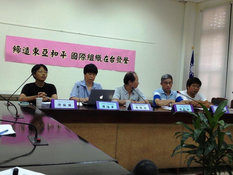 全球預防武裝衝突夥伴（GPPAC）即將首次來台，召開東北亞區年會，謀求區域和平。台灣促進和平基金會今（31）日上午召開記者會，公開說明此行意義。圖：王立柔/攝