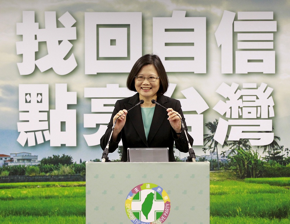 美國支持馬習會的態度，被新加坡媒體解讀為是為了幫蔡英文穩住對岸，避免北京把蔡英文逼到牆角，讓美國也被拖下水。圖片來源：達志影像/路透社資料照片