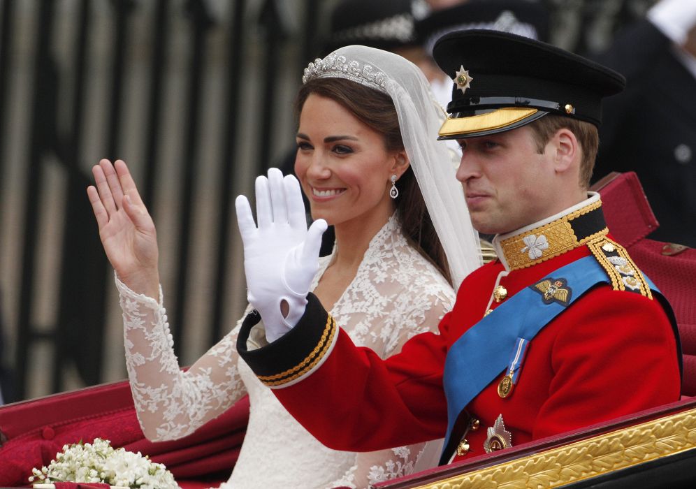 英國威廉王子(Prince William)與準王妃凱特(Kate Middleton)的婚禮今（29）日11點（台灣時間傍晚6點）在倫敦西敏寺舉行。圖片來源：達志影像/路透社。