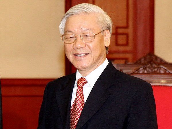 越南共產黨總書記阮富仲7日在美國白宮與美國總統歐巴馬會面討論南海問題，還邀請歐巴馬前往越南訪問。圖：翻攝阮富仲臉書