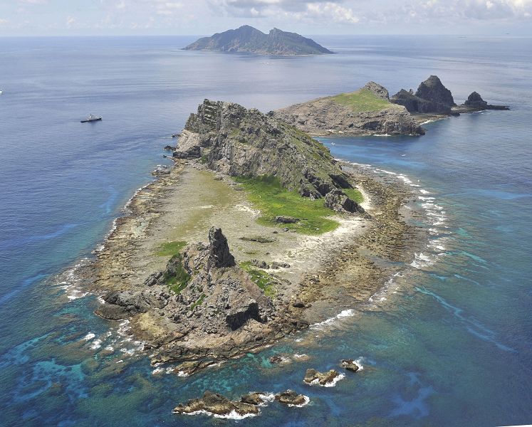日本內閣官房長官藤村修今(3)日上午表示，釣魚台(圖)的土地權所有者有意將釣島出售給日本政府。圖片來源：達志影像/路透社。
