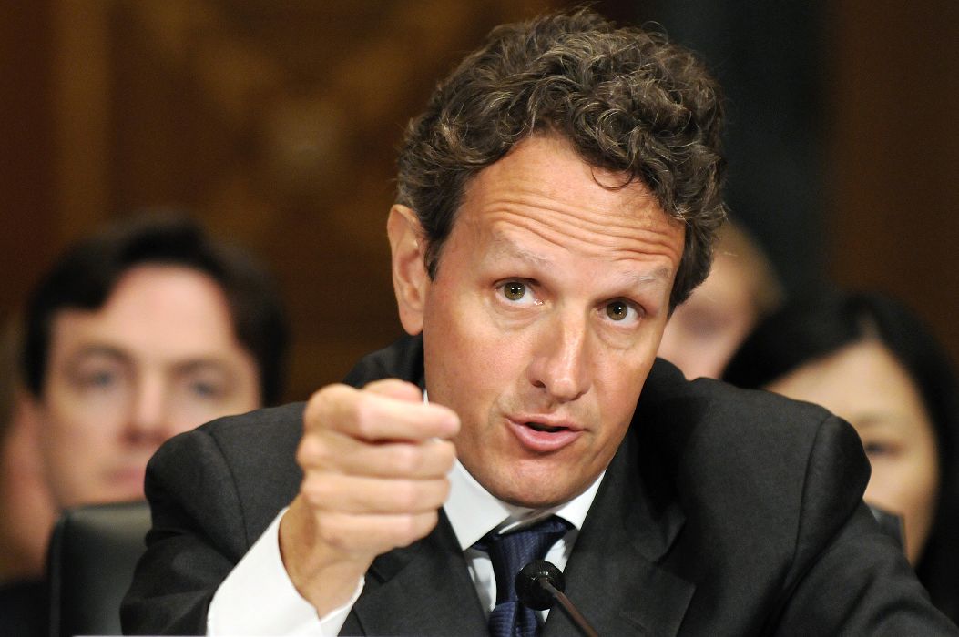 美國財政部長蓋特納(Timothy Geithner)7日對標準普爾評級服務公司(S&P)，對美國主權信用評級降級的舉動提出批評，認為標普在此事展現「糟糕判斷力」。資料照片：達志影像/路透社。