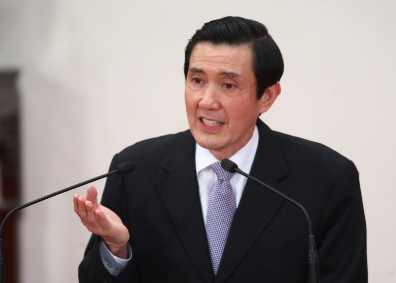 總統馬英九今（9）日下午在總統府召開「總統報告：兩岸經濟協議」記者會，親上火線說明兩岸簽署ECFA（兩岸經濟合作架構協議）的目的。照片來源:總統府