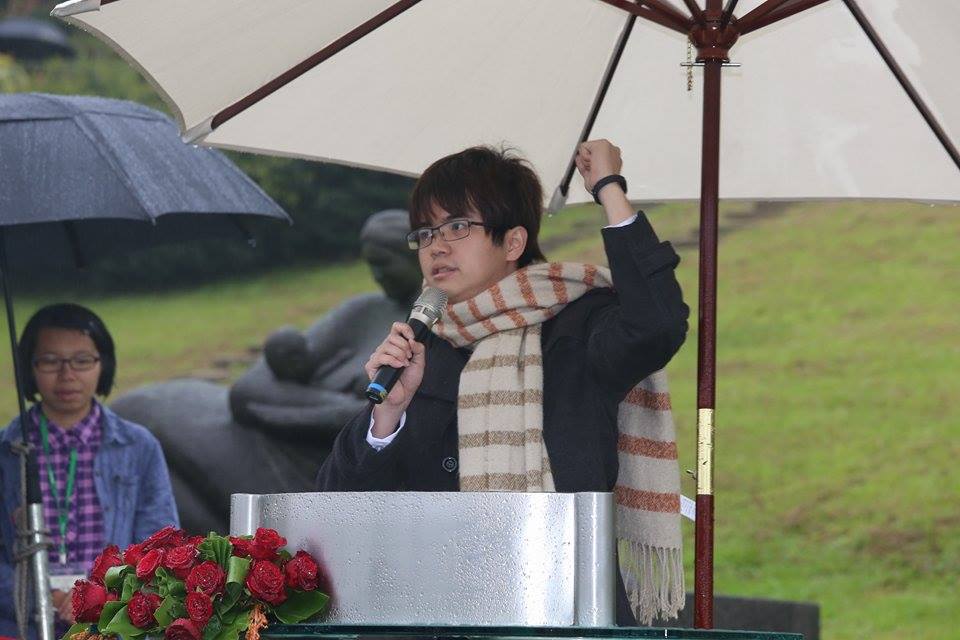 割闌尾計畫團隊發言人林祖儀也出席紀念會。圖：林雨佑/攝