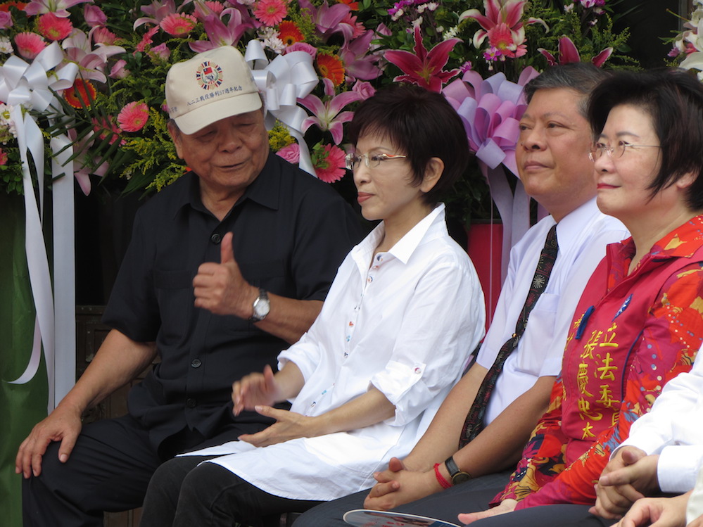 國民黨總統參選人洪秀柱10日出席823戰役的紀念追思會，強調是2008年國民黨重新執政後，「才徹徹底底開放了小三通」。圖：邱珮文/攝