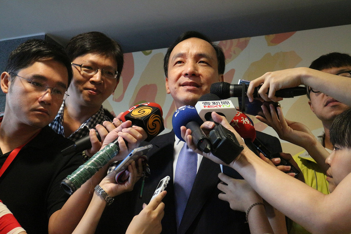 對於國親合作，兼任國民黨主席的新北市長朱立倫20日下午表示，不到最後關頭，絕不放棄。圖：新頭殼資料照片