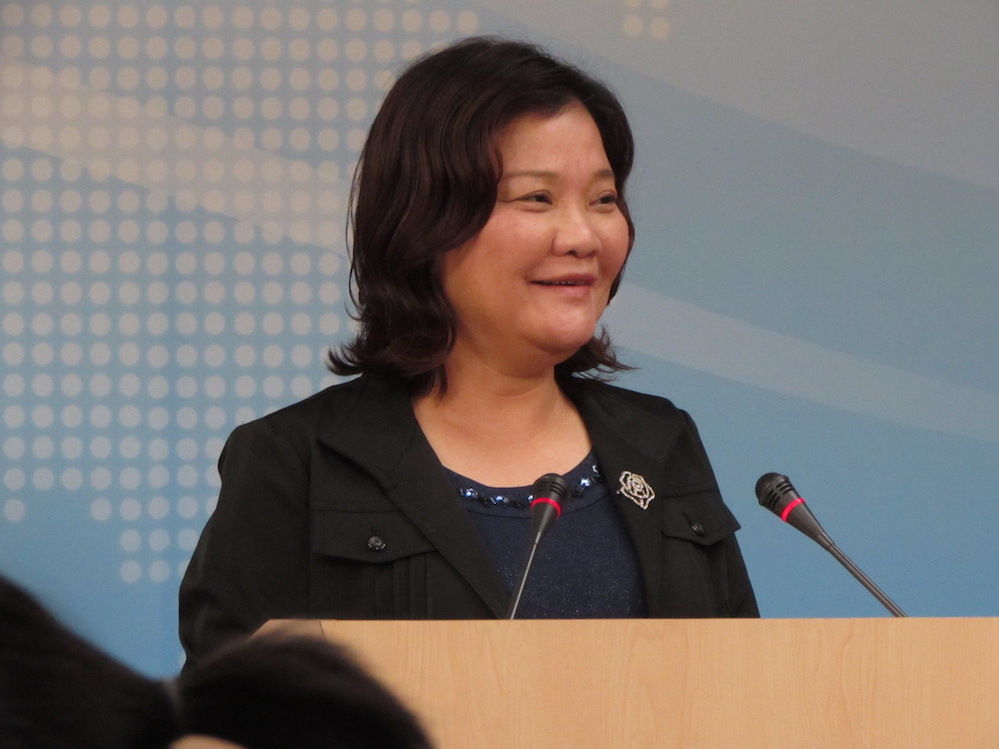 陸委會發言人吳美紅11日聲明，兩岸和平協議是高度敏感的政治議題，我方不會貿然與中國進行這一類的政治對話或協商。圖：邱珮文/攝