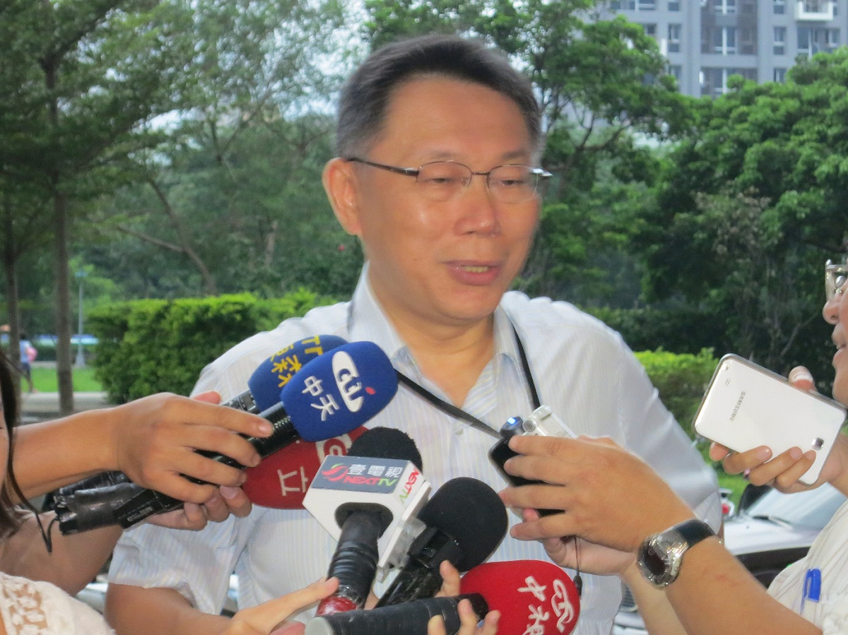 台大醫生柯文哲3日上午接受電台訪問。圖：新頭殼資料庫。