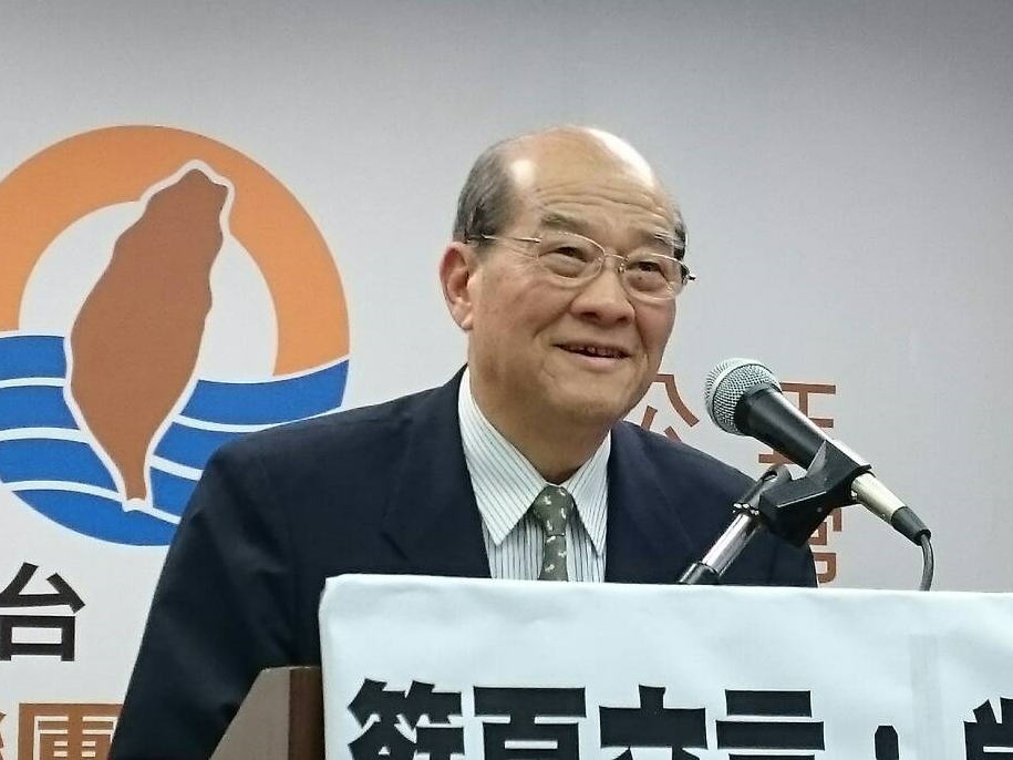 台聯黨主席黃昆輝13日呼籲陸委會主委夏立言應當面問清楚中國對於92共識的定義為何。圖：林朝億/攝