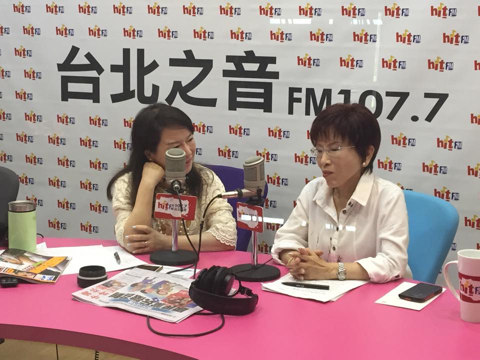 已經達到1萬5千份連署門檻的立法院副院長洪秀柱13日接受廣播專訪，當場發誓自己絕不會被勸退。圖：劉奕霆/攝