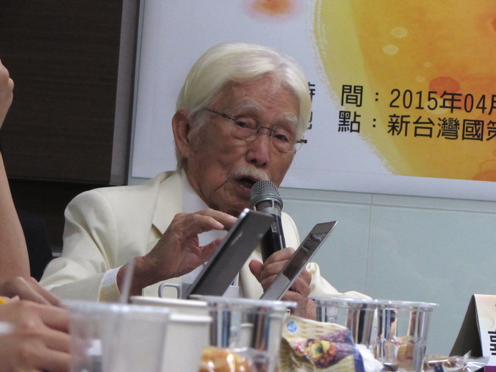 民進黨大老辜寬敏29日表示，如果台灣的將來也叫「維持現狀」，蔡英文就成為第2個馬英九、陳水扁。圖：邱珮文/攝