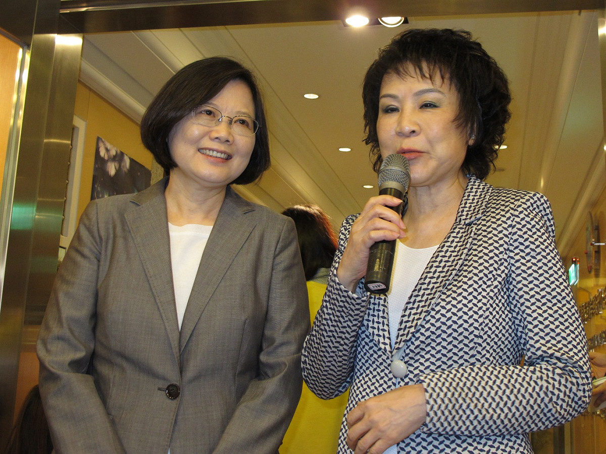 全國中小企業總會理事長林慧瑛12日表示，蔡英文總統的高度夠了，視野也夠寬廣。圖：林朝億/攝