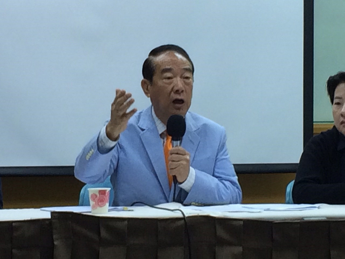 親民黨主席宋楚瑜4日針對馬習會質疑，雙方是否有私下承諾？圖：新頭殼資料照片
