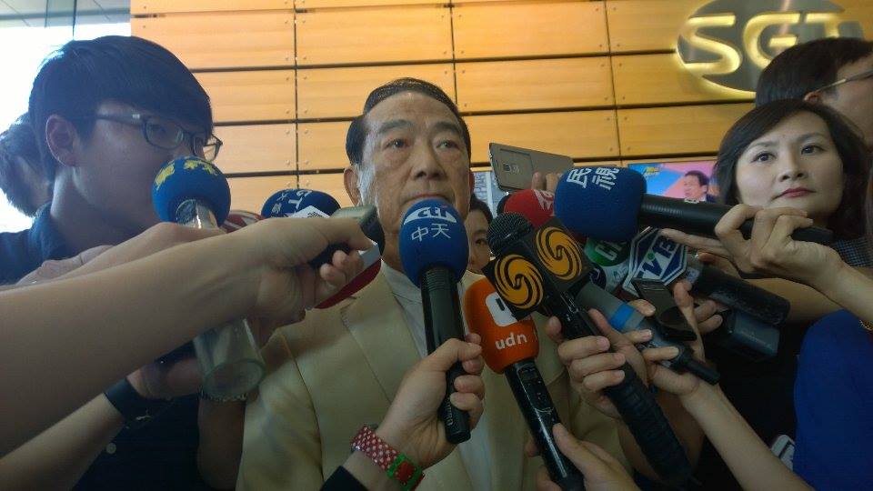 對於洪秀柱日前提出證所稅改革方案，宋楚瑜20日表示，他也有自己的對策，但不能急就章，還要多聽取各方意見後再推出。圖：符芳碩/攝