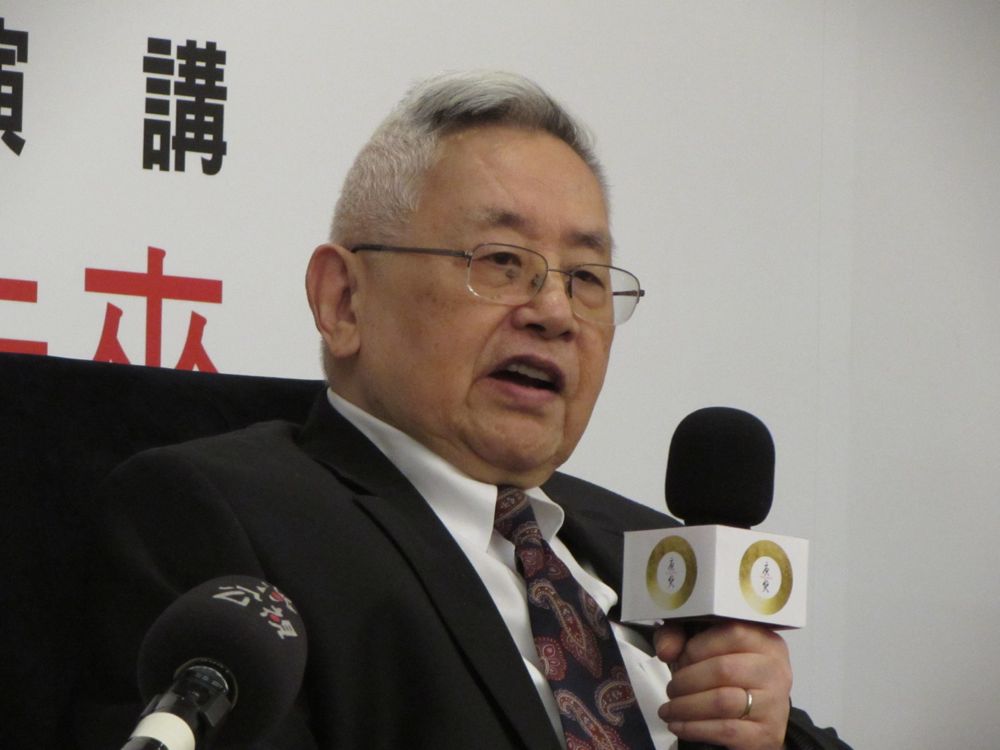 國際知名史學大家、美國普林斯頓大學榮譽教授余英時(資料照片) 圖：邱珮文/攝