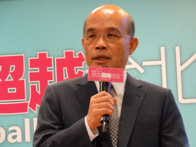 蘇貞昌不願在初選登記前宣告起跑，但腳步不曾停歇，幕僚也已證實會參選2012。資料照片：王鼎鈞/攝