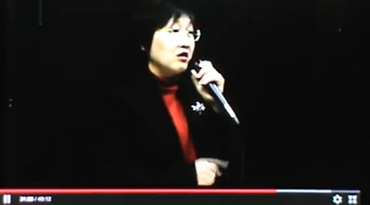 民進黨徐佳青2/15在美國達拉斯演講內容，引發本土社團強烈不滿。圖：翻拍自演講影片