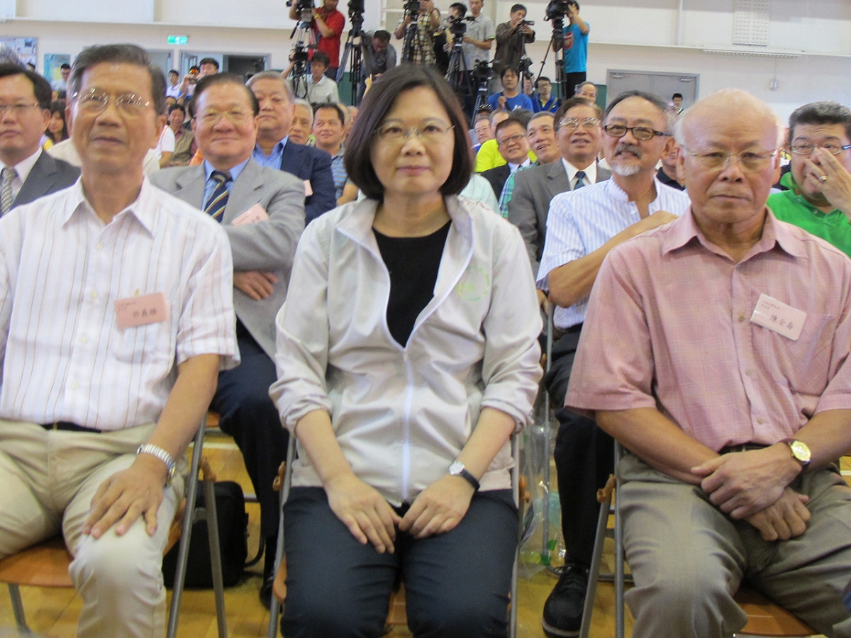 民進黨主席蔡英文8日表示，未來政府體育預算、運動基金及鼓勵民間贊助的經費希望8年能倍增。圖：林朝億/攝