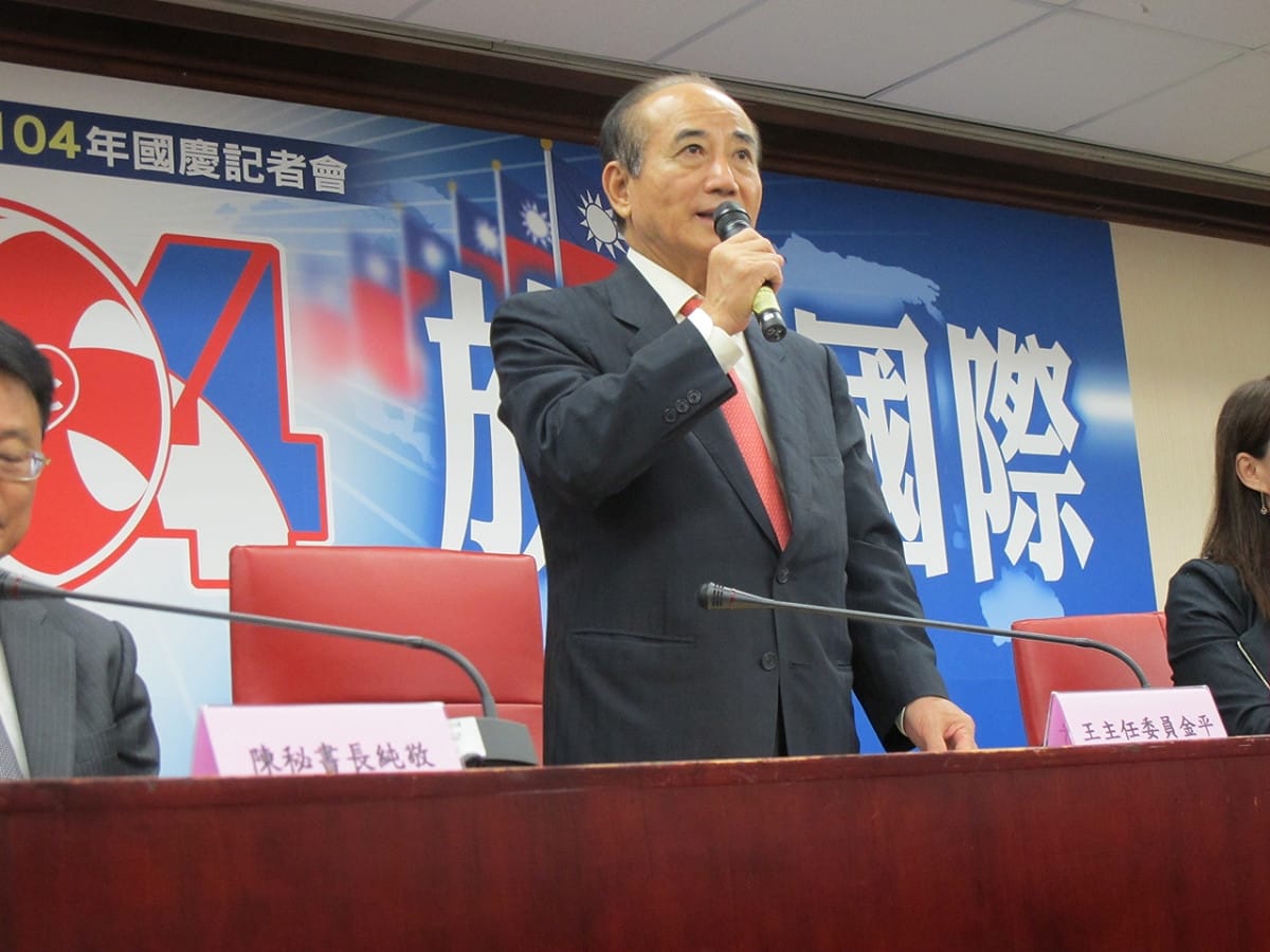 立法院長王金平2日表示，半數國人主張應該維持現狀。圖：林朝億/攝