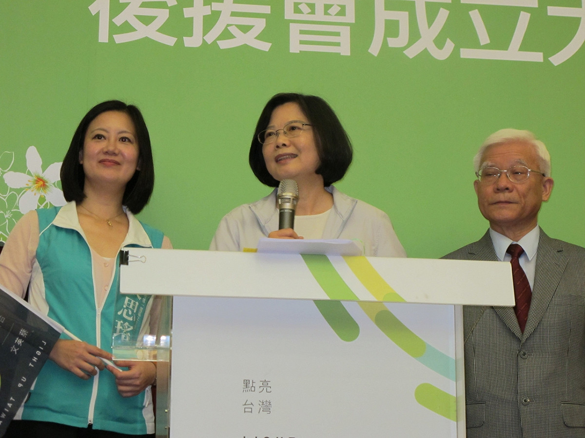 民進黨主席蔡英文6日出席台北市客家後援會活動。圖：林朝億/攝