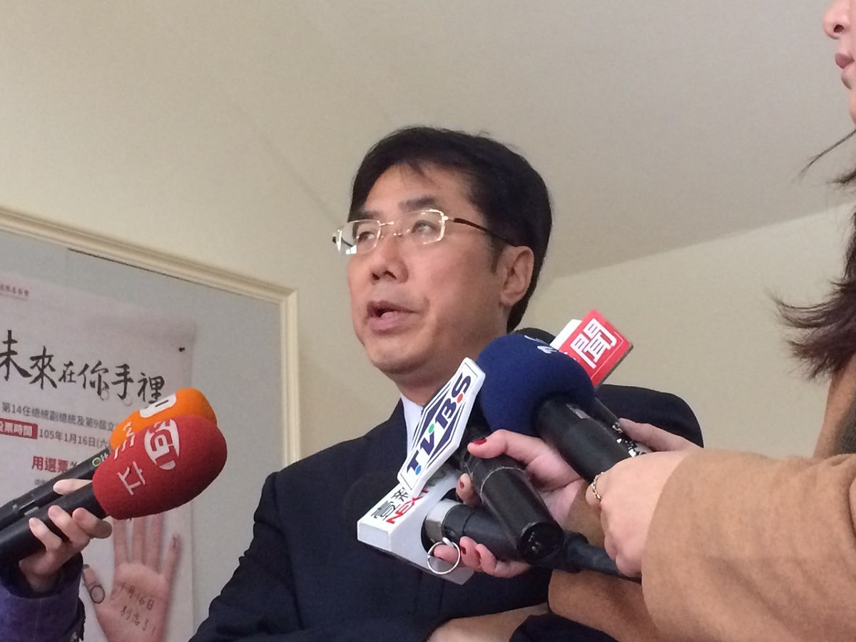 民進黨立委黃偉哲17日說，總統馬英九批中研院是「指桑罵槐2.0」。圖：符芳碩/攝