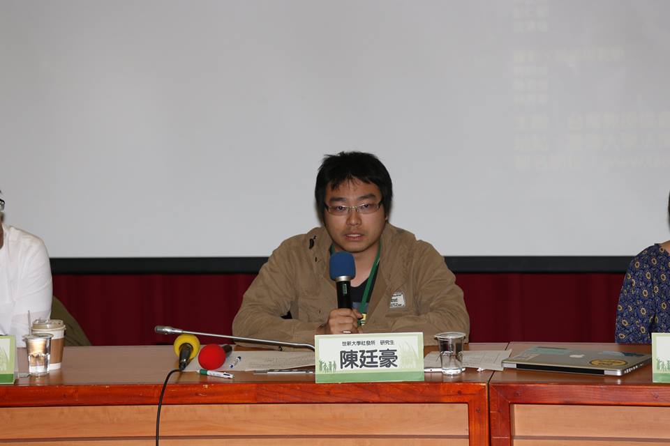 曾被媒體點名行政院「首謀」的學生陳廷豪表示，行政院行動後接連幾天，他都一再跟許多運動幹部解釋他的疏失。圖2之2：林雨佑/攝