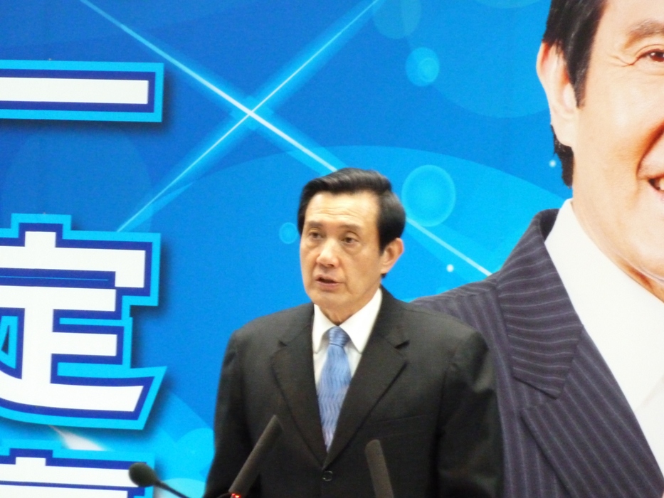 總統兼國民黨主席馬英九14日在中常會表示，關於美牛議題，「我沒有對任何人撒謊」，圖片：謝莉慧/攝