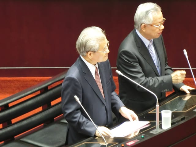 行政院長毛治國30日至立法院備詢。圖：符芳碩/攝