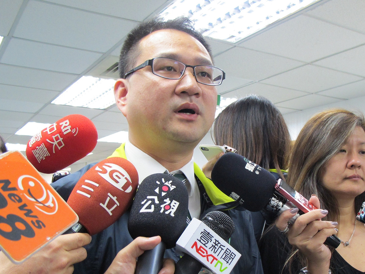 民進黨發言人阮昭雄27日呼籲朱立倫趕快接受三立邀約進行辯論。圖：新頭殼資料照片