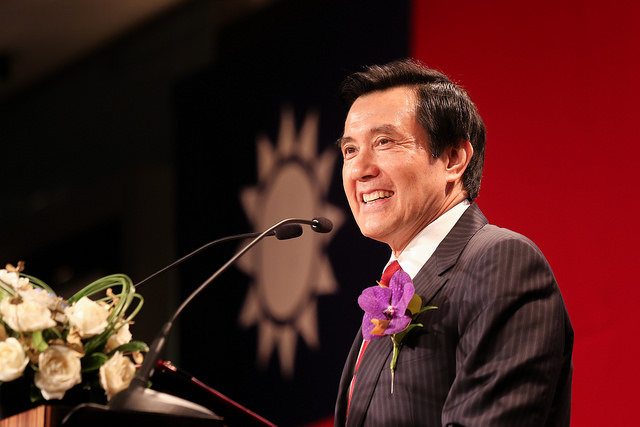 針對政治獻金查無不法一事，總統馬英九18日表示「欣慰」。圖：總統府提供