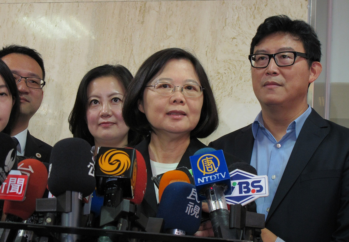 民進黨主席暨總統參選人蔡英文28日表示，看到國民黨對宇昌案沒有反省，她憂慮這次選舉說不定還有另一個宇昌案。圖：林朝億/攝