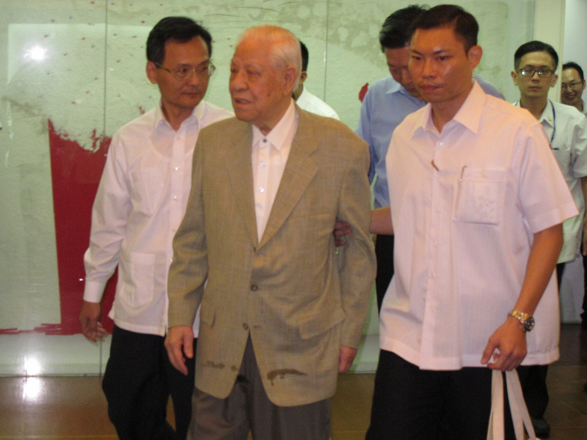 前總統李登輝22日接受鄭弘儀電台訪問長達2個小時。圖：林朝億/攝