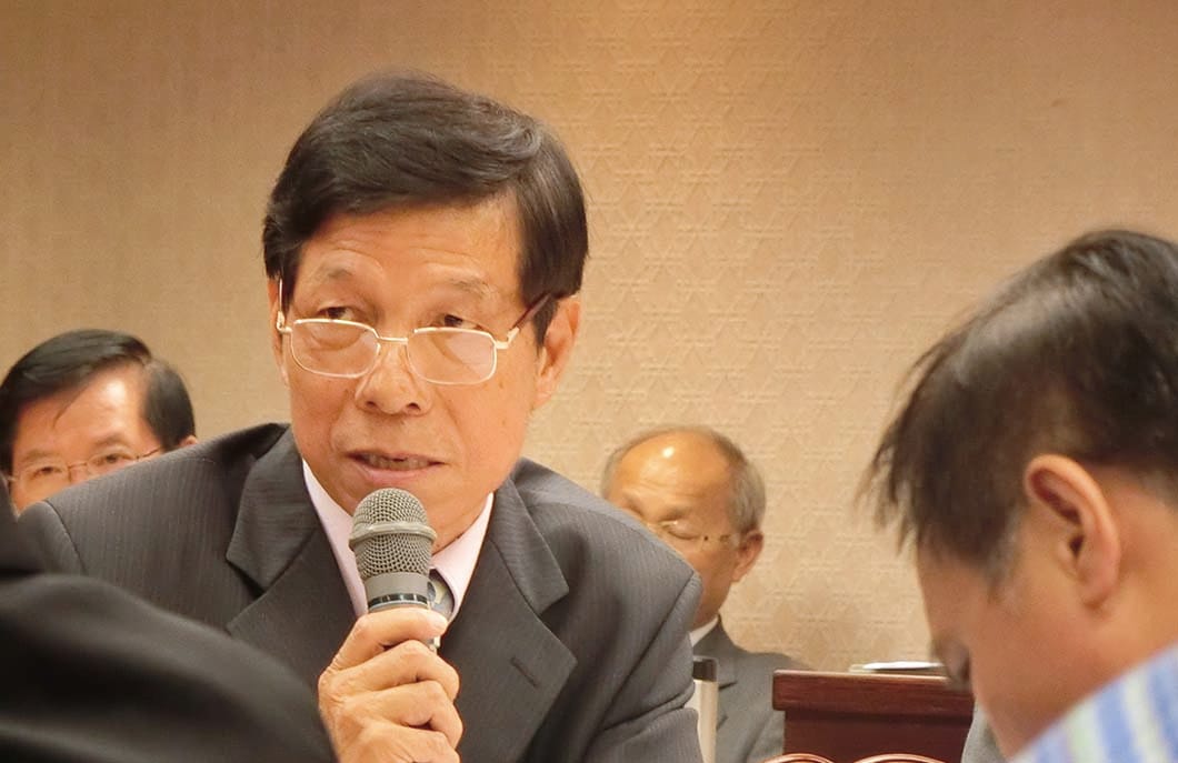 福建省政府秘書長李智雄5日列席報告福建省政府105年度預算編列情形。圖：楊淳卉/攝