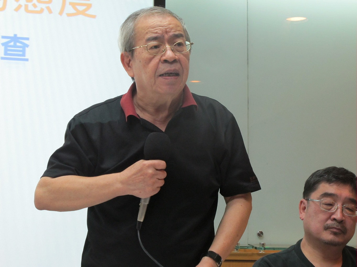 南方朔2日表示，道德法西斯是東方文化裡最糟的一部分。圖：林朝億/攝