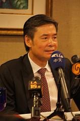 總統馬英九「賀誼專案」行程更動，駐美代表金溥聰當地時間19日上午代表馬總統致歉，也感謝美方官員與議員的諒解。圖片來源：中央社