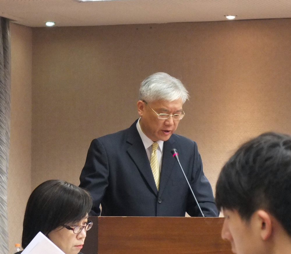 陸委會主委夏立言9日在立法院報告指出，國內多數民意都肯定馬習會有助彰顯兩岸和平意涵。圖：翁嫆琄/攝