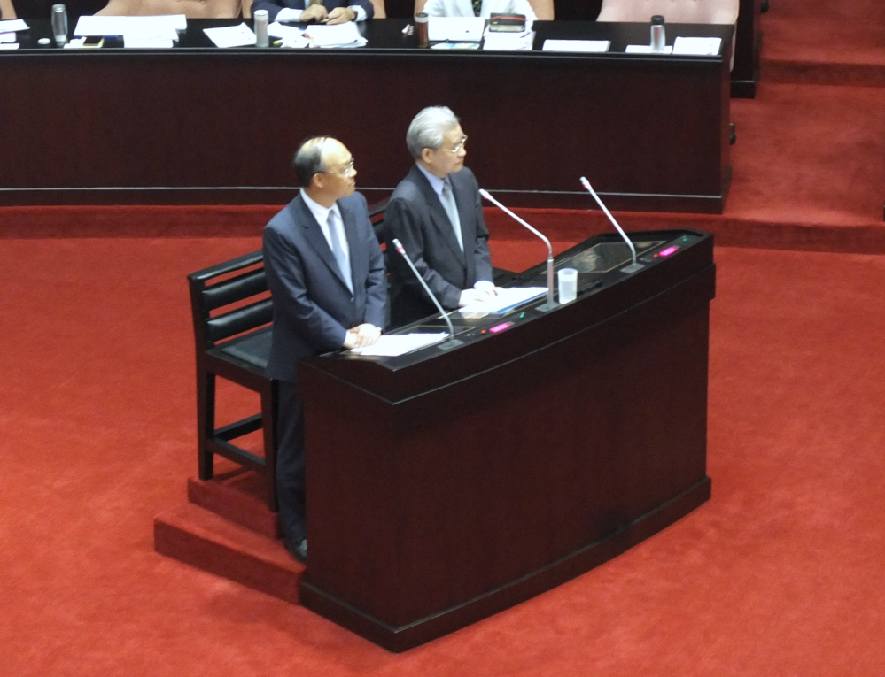 針對兩岸事務，行政院長毛治國22日強調，希望中方能即時回應，不要等到我方表示不滿才回應。圖：翁嫆琄/攝