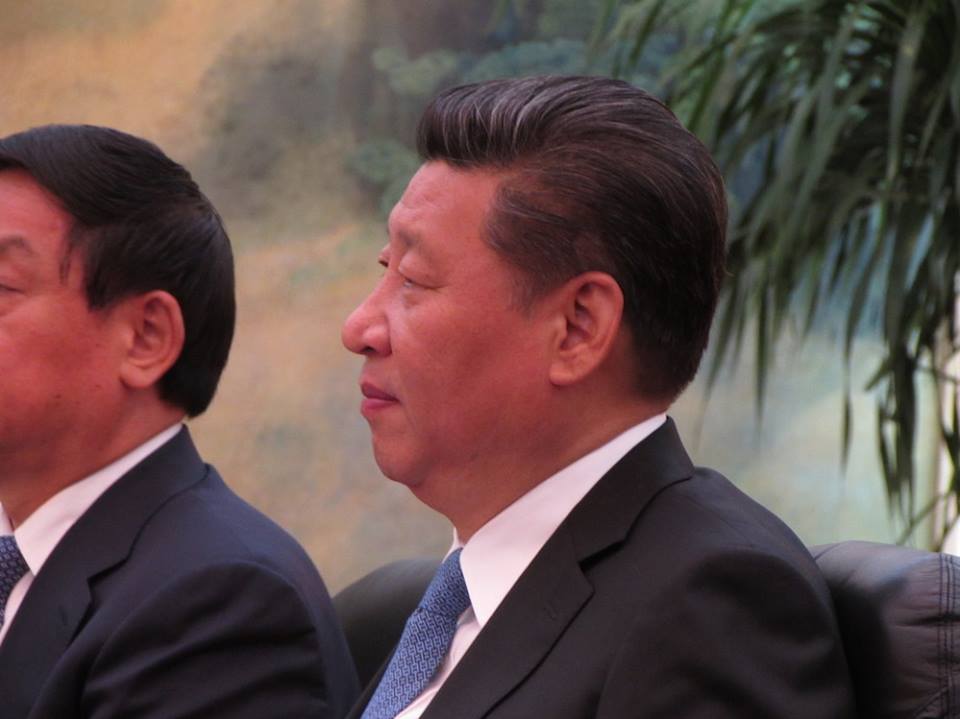 國民黨立委吳育昇4日表示，中共總書記習近平在「朱習會」中，對於台灣加入亞投行表示歡迎的態度。圖：邱珮文/攝