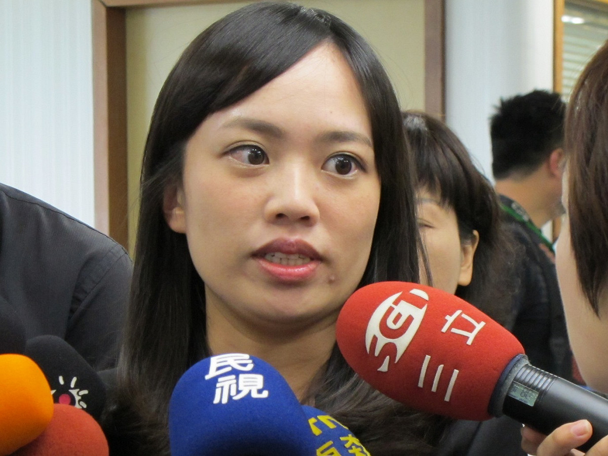 年僅27歲的呂孫綾17日表示，她對自己的選情有信心。圖：林朝億/攝
