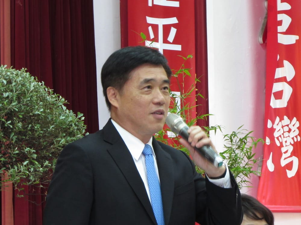 國民黨11日召開基隆市行動中常會，會中通過由副主席郝龍斌擔任不分區立委選舉中央提名審核委員會召集人。圖：邱珮文/攝