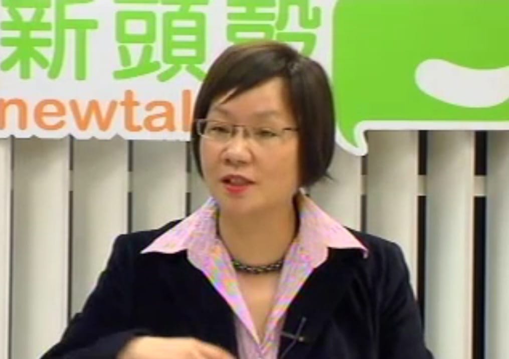 羅淑蕾在立委初選民調中小贏蔣孝嚴，但蔣孝嚴不服，提出異議。資料照片：擷取自新頭殼「開放編輯室」節目