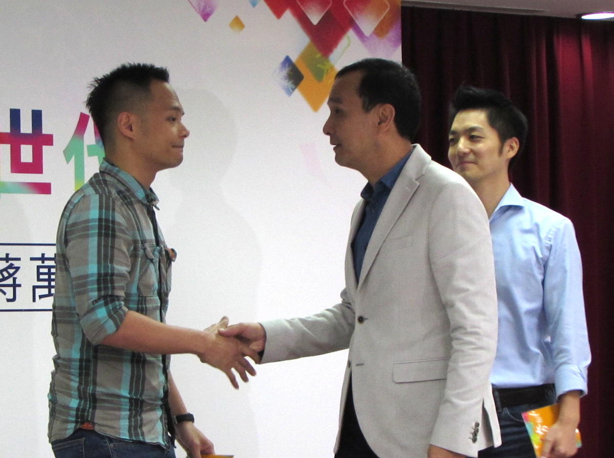 AppWorks之初創投創始合夥人林之晨10日受邀至國民黨與總統候選人朱立倫對談。圖：邱珮文/攝