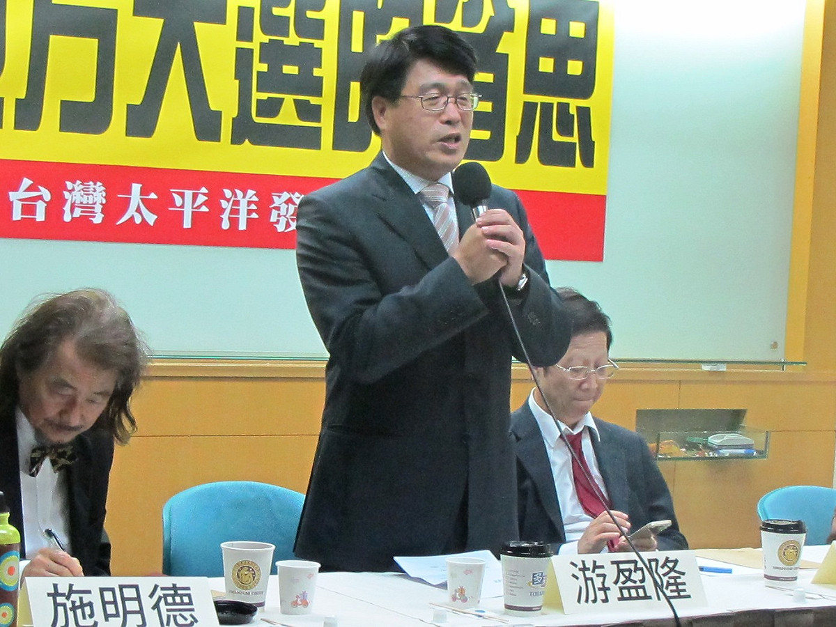 民進黨智庫憲政小組召集人游盈隆認為台灣社會未必能接受內閣制。圖：新頭殼資料照片