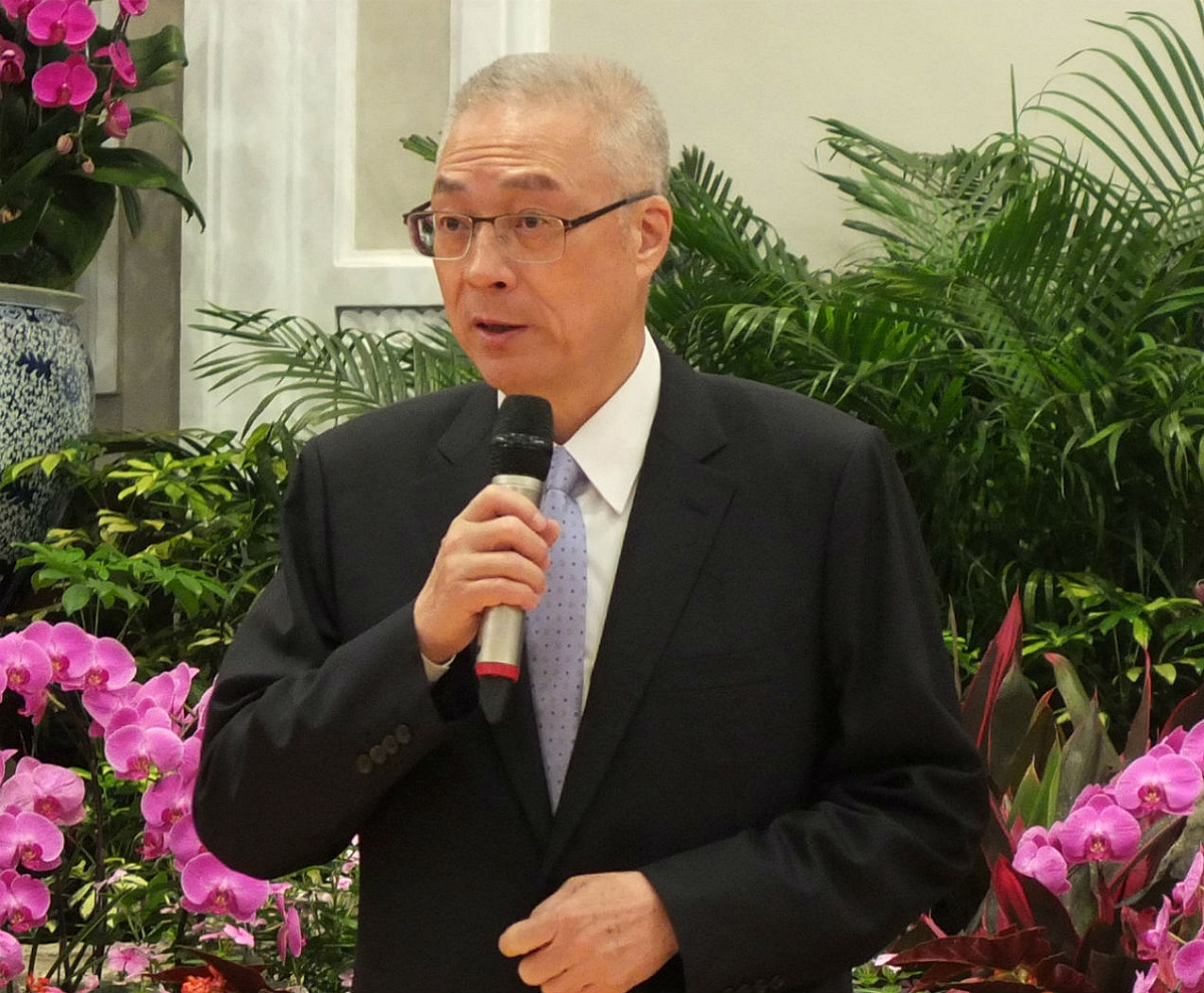 副總統吳敦義23日表示，黨內目前領表參選2016的，都是A咖。圖：翁嫆琄/攝