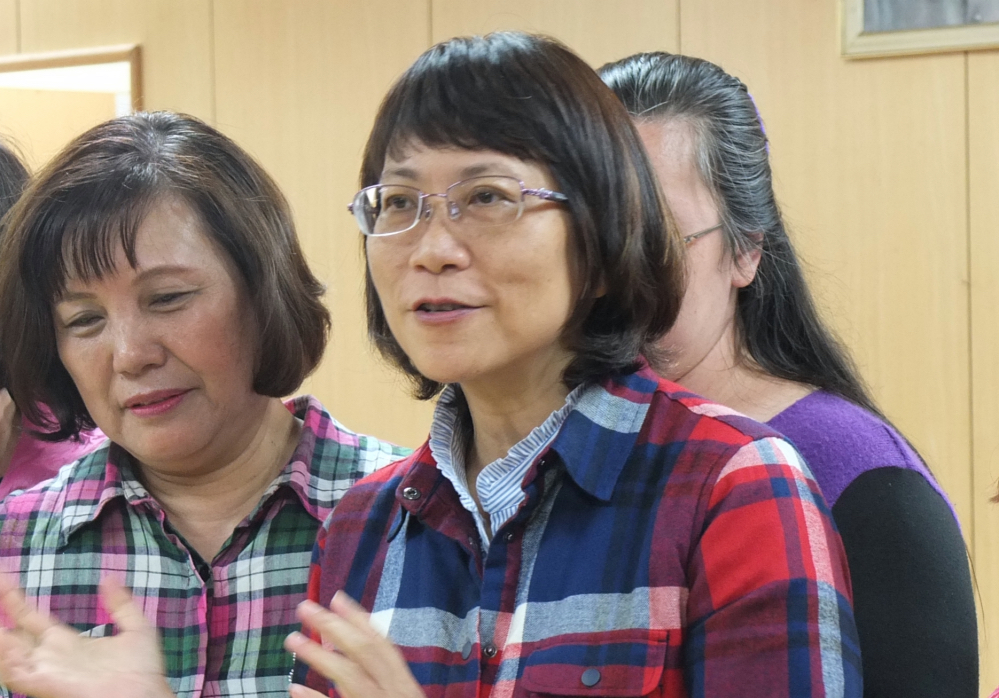 國民黨副總統候選人王如玄的中國學歷未登載在國民黨官網上，她1日解釋，因為她當初並沒有進行相關認證。圖：翁嫆琄/攝