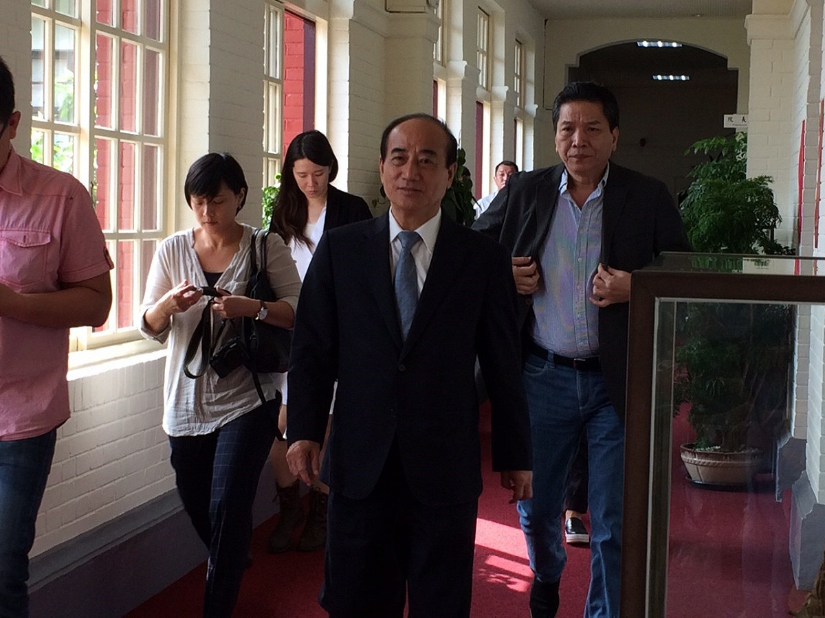 立法院長王金平9日接受媒體聯訪。圖：符芳碩/攝