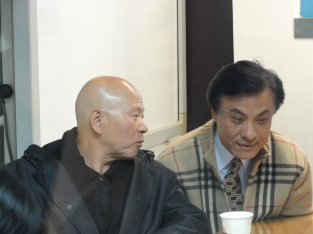 前民進黨主席許信良加入黨內總統初選行列。圖片：王鼎鈞/攝