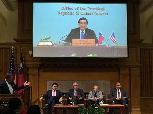 總統馬英九3日表示，台美關係是36年來最好的狀態。圖：中央社