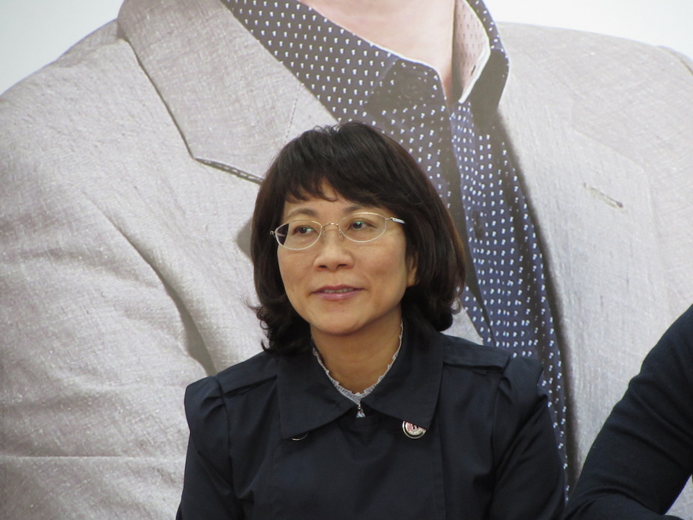 國民黨副總統候選人王如玄17日說，支持王如玄就是支持勞工、婦女、兒童，她參選的初衷就是為了台灣的弱勢做一點事，「所以支持王如玄是好事。」圖：邱珮文/攝